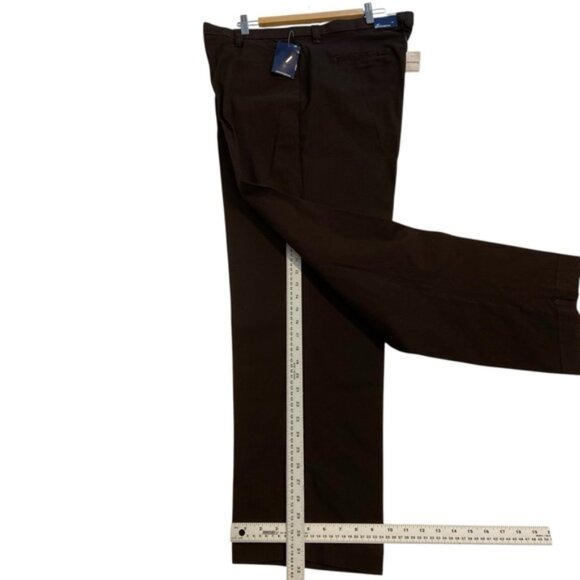 Pennington trouser pants Plus size brown stretch NWT straight leg Chicago size22 - Picture 8 of 9